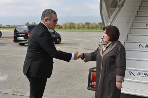 Sahiba Gafarova est arrivée en Suisse pour participer à la 151ᵉ Assemblée de l’Union interparlementaire – PHOTO