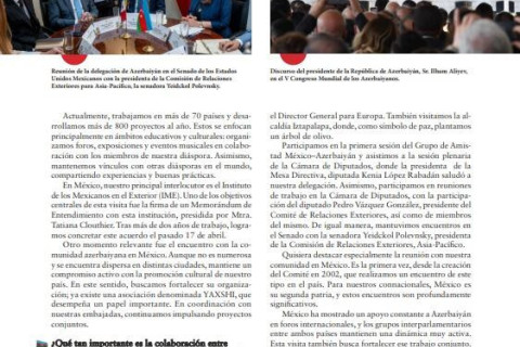 Une prestigieuse publication mexicaine a évoqué les activités internationales du Comité d’État chargé de la diaspora - PHOTOS