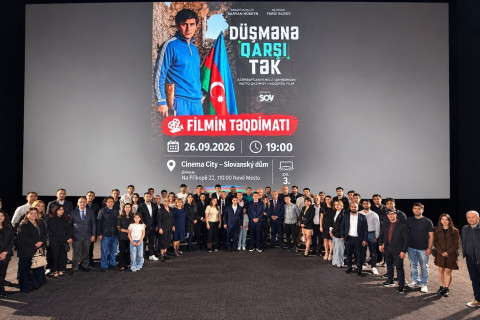 Un film sur le Héros national de l'Azerbaïdjan Natig Gasimov projeté à Prague